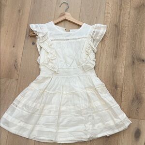 Crewcuts Ivory Ruffled Kids Dress